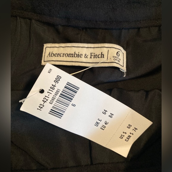 NWT Black Suede Studded Mini Skirt - Picture 6 of 6